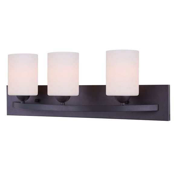 IVL370A03ORB-O Canarm Inc Hampton - 3 Light Bath Vanity-8.5 Inches Tall and 7 Inches Wide-Oil Rubbed Bronze Finish