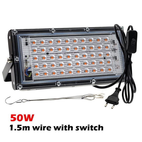 Lámpara de de s de interior de lámpara de lámpara de LED lámpara de para flores verduras 50W CUTICAT crecer ligero
