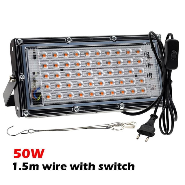 Lámpara de crecimiento de plantas perfecl LED 50W para flores y verduras