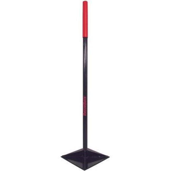 TAMPER STEEL HANDLE 10X10IN