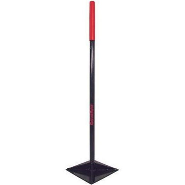 TAMPER STEEL HANDLE 10X10IN