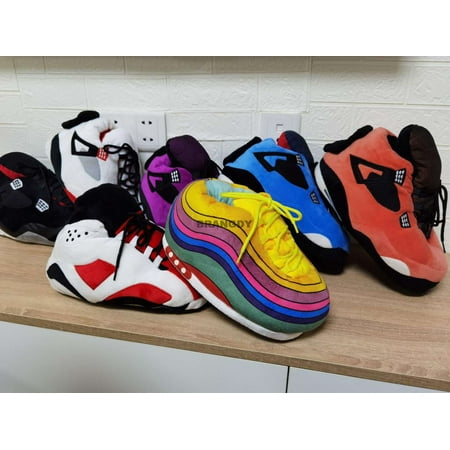 Women/Men Winter Slippers Unisex One Size 35-43 Warm Home Slippers Women Bread Shoes Indoor Snug Sneakers House Woman Slippers