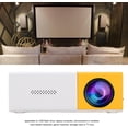 thumbnail image 4 of Miniproyector portátil de vídeo HD 1080P TFT LCD con control remoto AV VGA HD USB, para cine en casa, con bolsillo inteligente y para teléfono pequeño., 4 of 8