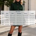 thumbnail image 3 of MOONDU Women's Pea Coat Wool Coat Stand Collar Single Breasted Button Down Mid-Length Long Sleeve with Pockets Slim Fit Casual Fall Winter Daily Wear Work, 3 of 6