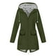 thumbnail image 1 of Chaqueta de Lluvia Sólida Para Mujer Al Aire Libre de Talla Grande Impermeable Con Capucha A Prueba de Viento Abrigo Suelto Odeerbi  ODB-6, 1 of 6