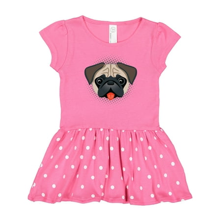

Inktastic Cute Pug Puppy Dog Gift Gift Baby Girl Dress