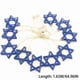 thumbnail image 3 of [Hexagrama-3m 20 luces-luz constante con flash-tipo de batería] Cadena de luces LED judías Hanukkah, 3 of 4
