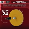 thumbnail image 2 of ABN Rubber Eraser Wheel and Adapter Vinyl Decal Pinstripe Adhesive Remover 1 Pack, 2 of 2