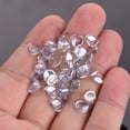 thumbnail image 3 of U8MO 20pcs 8mm Foil Crystal Glass Petal Loose Pendant Beads lot for Jewellery Making-Dark Blue, 3 of 3