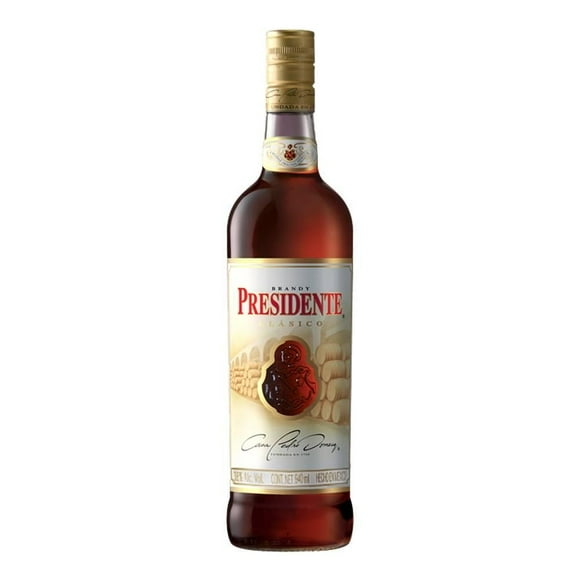 Caja de 12 Brandy Presidente Clasico 940 ml