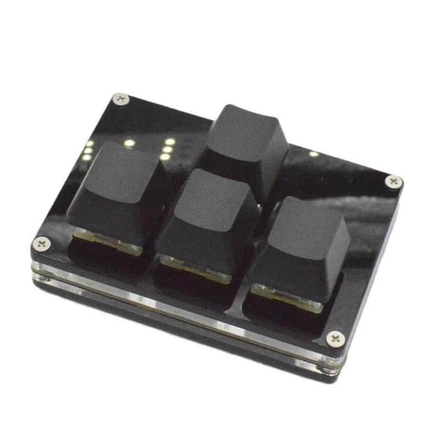 AMERTEER Mini Mechanical Keyboard 4 Keys Macro Keyboards W9G0