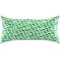 thumbnail image 3 of GZHJMY St. Patrick's Day Clover Satin Pillowcase, Soft Breathable Silk Pillow Case with Envelope Closure for Hair and Skin, Queen Size 30 x 20 Inch Home Decor, 3 of 7