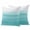 Aqua, variant on Brown White Ombre Outdoor Pillow Covers 24x24 Set of 2,Waterproof Patio Throw Pillowcase Protectors,Vintage Farmhouse Abstract Striped Decorative Pillow Shams Cushion Covers for Seat Bed Couch Sofa