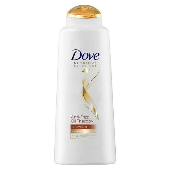 Dove Nutritive Solutions Shampoo Anti-Frizz Oil Therapy, 20.4 oz - 2 Pack