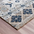 thumbnail image 3 of Laddha Home Designs 5' x 7.75' Hand Tufted Floral Wool Area Throw Rug - Cream and Blue, 3 of 7
