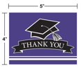 thumbnail image 2 of School Spirit Purple Thank You Cards, 25pk, 2 of 5