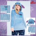 thumbnail image 4 of Pijama de Disney para mujer, pijama de forro polar mullido para mujer, regalo de Minnie Stitch, Azul (Stitch), XL, 4 of 6