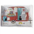 thumbnail image 2 of Mary Lake-Thompson Red Camper Flour Sack Dish Towel, 2 of 3