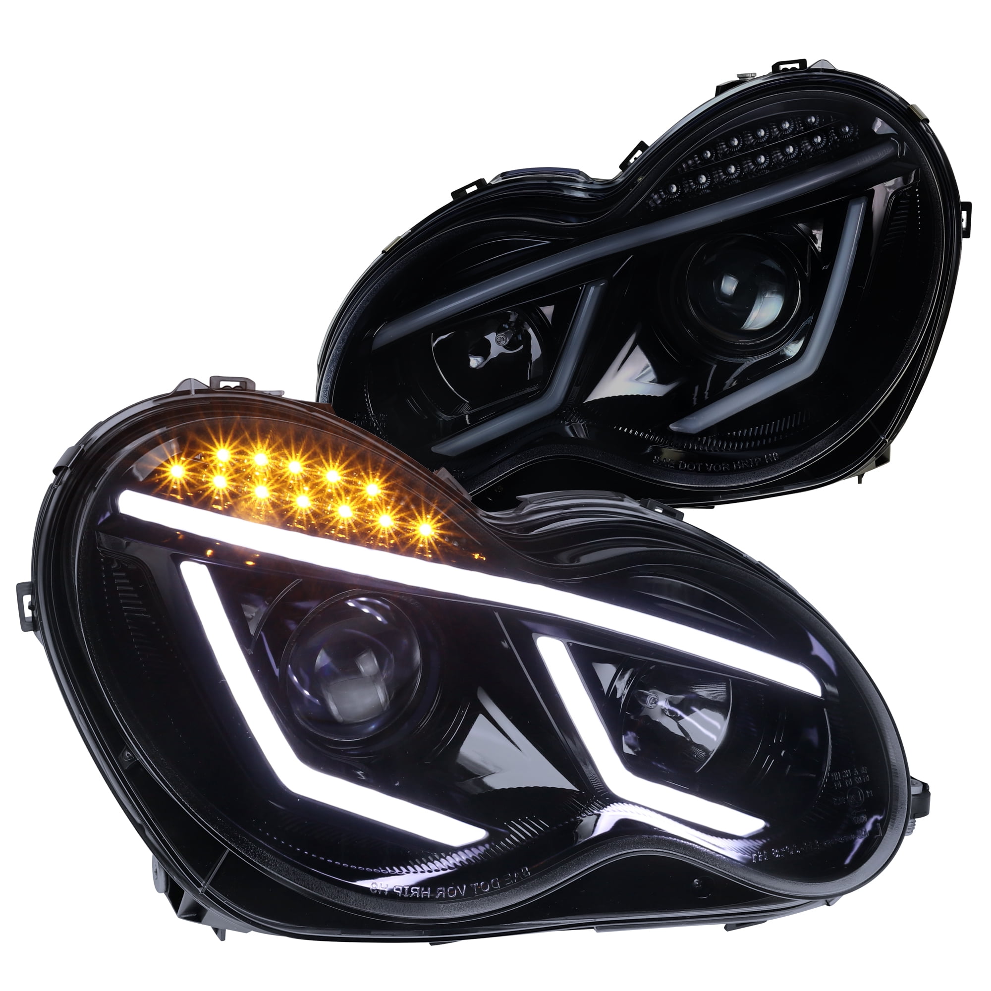 Spec-D Tuning Led Projector Headlights for 2001-2007 Mercedes Benz