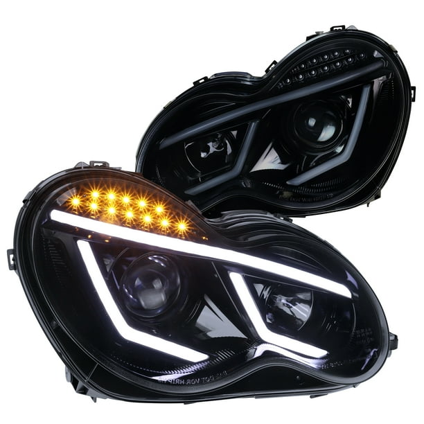 SpecD Tuning Led Projector Headlights for 20012007 Mercedes Benz W203