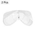 thumbnail image 3 of Uxcell 2Pack 7.9x7.9Inch Round Mesh Laundry Bags Bra Washing Bag for Underwear, White, 3 of 7