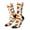 2 Black-2, variant on Hot Dog Burger Pattern Sport Socks for Women and Men Crew Socks Sporty Calf Socks Casual Socks