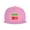 Pink, variant on Snapback Hat Watermelon Watermelon Flat Brim Adjustable Baseball Cap for Men Women Trucker Hat Gray