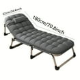 thumbnail image 3 of Recliner for Lunch Break, Ergonomic Folding Bed with Mattress,Easy to Carry, Office Nap,Multi-function Recliner,Multi-level Adjustment,, Compact Lounger, Portable Sleeping Solution,Adjustable Seating, 3 of 11