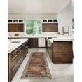thumbnail image 4 of Foster 2' x 8' Washable Runner, Russet and Ivory, 4 of 6