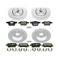 thumbnail image 2 of Power Stop Front and Rear Euro-Stop ECE-R90 Certified Brake Pad and Rotor Kit ESK5615 Fits 2008 Volvo XC70, 2 of 5