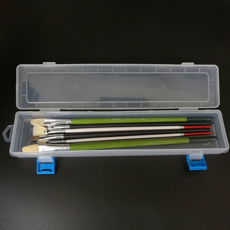 1Pc Brush Painting Pencils Storage Box Watercolor Pen Container Drawing Tools Ba