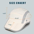 thumbnail image 4 of Solaris Unstructured Foldable Baseball Cap, UPF 50+ Waterproof Breathable Sun Hat for Men Women, Reflective Adjustable Sport Hat for Outdoor Hiking Running Fishing, 4 of 7