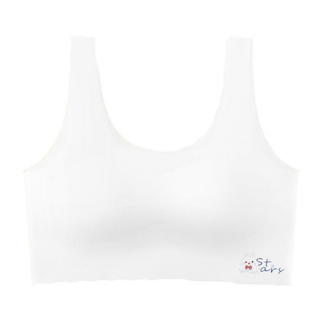 Training Bras For Girls Teen Girls Sports Bras Comfort Soft Solid Color Bras