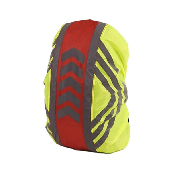 Funda impermeable para mochila con tira reflectante, hebilla ligera antideslizante Rojo Zulema Funda para mochila
