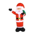 thumbnail image 1 of Adorno navideño inflable de Papá de pie de 150 cm (59,06 pulgadas), decoración para exteriores, adorable Papá inflable con luces LED, 1 of 8