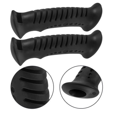 WHAMVOX 4 Pcs Replacement Cane Handle Grip Crutches Black
