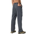 thumbnail image 3 of Little Donkey Andy Men's Quick Dry UPF 50+ Cargo Pants, Stretch Lightweight Outdoor Hiking Pants Steel Gray S, 3 of 7
