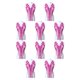 thumbnail image 3 of Moyic Exquisito aplique de encaje para corpiño de boda DIY o accesorio para vestido de baile rose redB rosa rojab 10Conjunto, 3 of 6