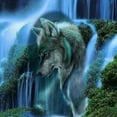 thumbnail image 3 of Round Rhinestone Drawings Embroidery DIY Diamond Painting Stitchwork Wolf Embroidery stitchwork Wolf rhinestone Cross-stitch Pictures Home Decor, 3 of 6