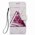 thumbnail image 2 of Galaxy A72 Wallet Case, Dteck Premium PU Leather Flip Protective Case Cover with Card Holder and Stand for Samsung Galaxy A72 5G 4G (Marble Triangle), 2 of 3