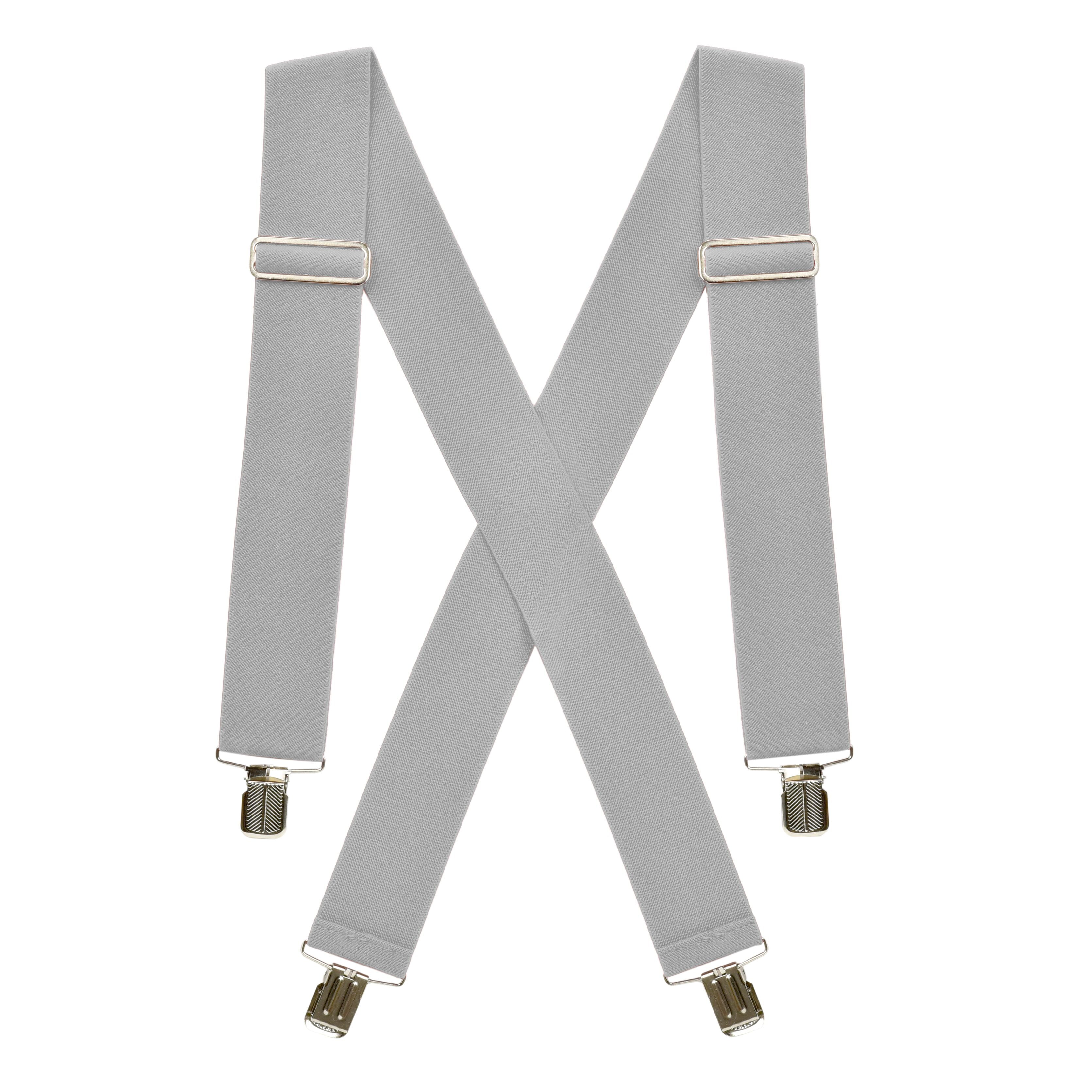 Beige Hold’Em Suspenders for men Heavy Duty utility Clips 2” Wide 