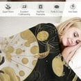 thumbnail image 3 of JEUXUS Mushroom Hippie Decor Blanket Fuzzy Soft Plush Moth Gothic Witchy Gifts Sun Moon Blanket for All Season Throws for Home Couch Bed Sofa Livingroom Office, 3 of 6