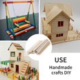 thumbnail image 3 of 100 PCS Popsicle Sticks4.3 inch Length Natural Wood Food Grade Smooth Wooden Sticks for Ice Cream Candy Making,Craft Project,Hand DIY Craft Cream Candy Making,Craft Project,Hand DIY Craft (100PCS), 3 of 7