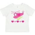 thumbnail image 3 of Inktastic Valentine Pink Heart Helicopter Boys or Girls Baby T-Shirt, 3 of 5