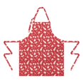 thumbnail image 2 of Red Christmas Apron-Garden Aprons for Women with Pockets-Cotton Linen Waterproof Kitchen Cooking Gardening Aprons Adjustable for Kitchen,Cooking,BBQ and Salon 32"x27", 2 of 7