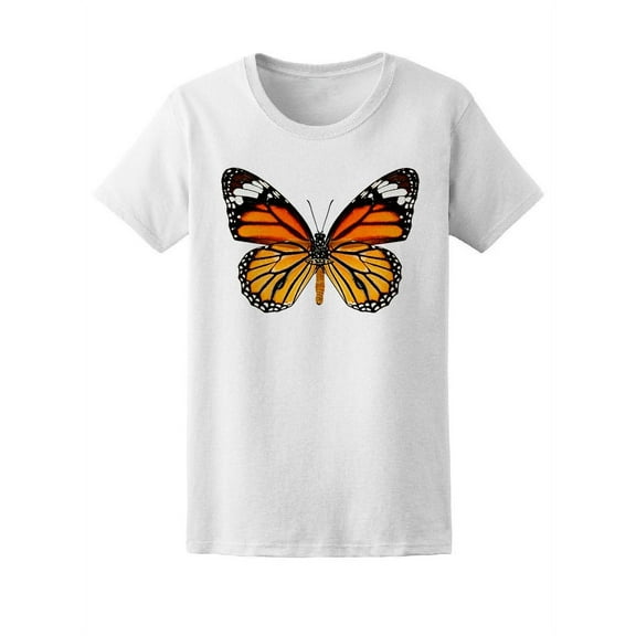 Beautiful Tiger Butterfly T-Shirt Women -Image by Shutterstock, Female Small