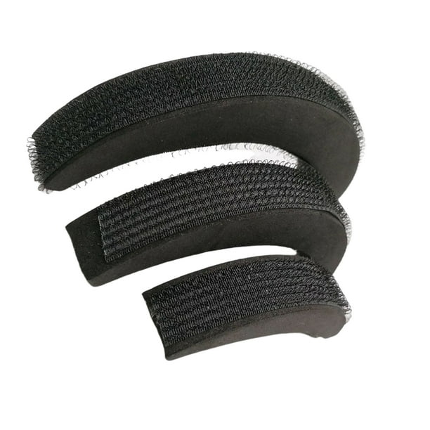 Qarigey 3 unids/set de almohadillas para el cabello, aumento del volumen del cabello, esponja para hacer moños en el cabello, esponja de espuma, base de Cuidado del cabello Qarigey CE006306-00