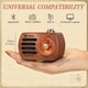 thumbnail image 2 of R-818 Radio FM Retro Mini Altavoz Bluetooth Vintage Antiguo De Madera Portátil JanHm, 2 of 5