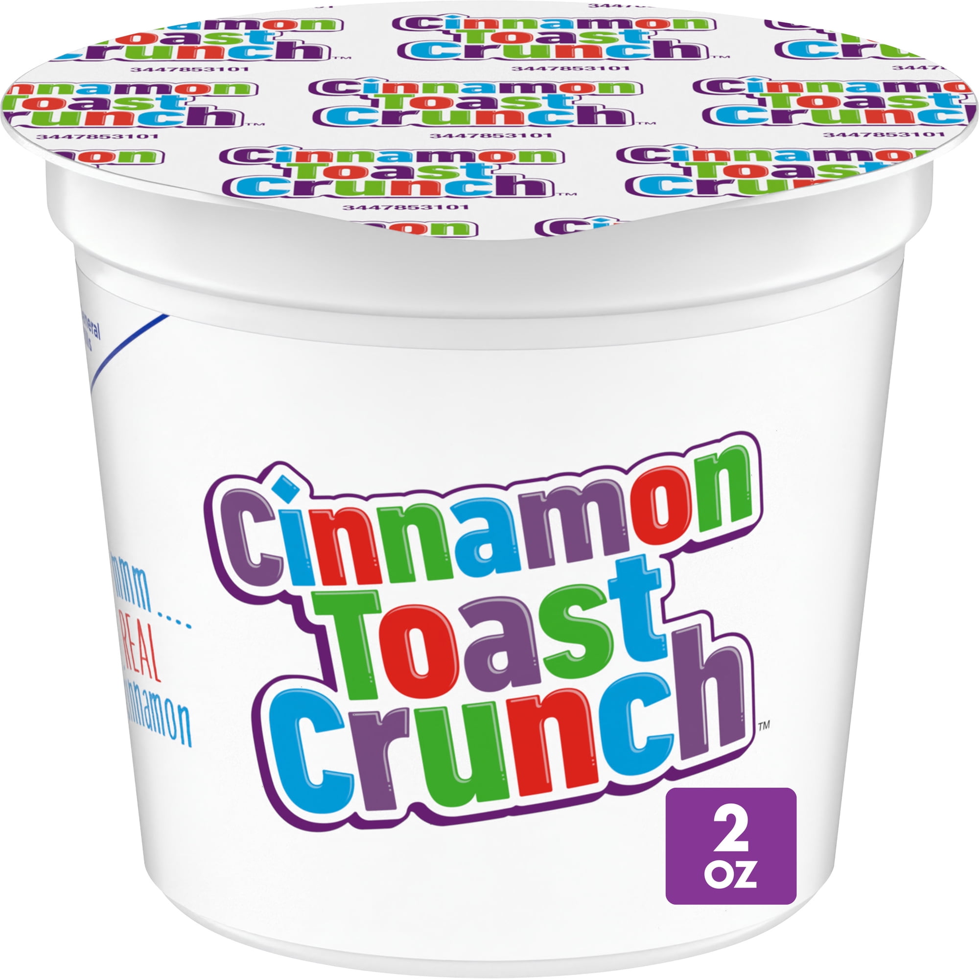 Cinnamon Toast Crunch Breakfast Cereal Cup, Single Serve Cereal, 2 oz