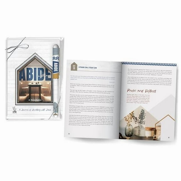 Christ To All 356074 Abide with Me Devotion Book & Pen Gift Set